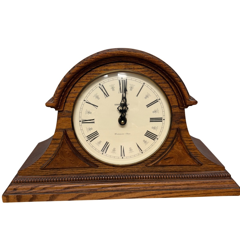 Howard Miller Westminster Chime‎ Mantel Clock Wood Quartz 613-103 Roman Numeral